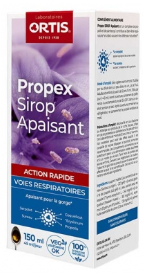 Ortis Propex Sirop Apaisant - Voies Respiratoires - 150 ml