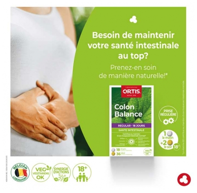 Ortis Colon Balance Regular 54 Comprimés