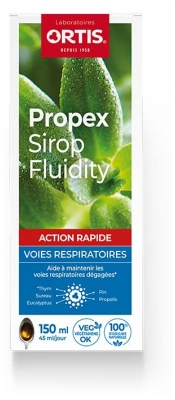 Ortis Propex Sirop Fluidity - Voies Respiratoires - 150 ml