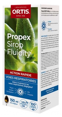 Ortis Propex Sirop Fluidity - Voies Respiratoires - 150 ml