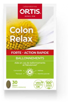 Ortis Colon Relax Forte 30 Comprimés
