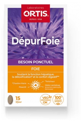 Ortis DépurFoie Besoin Ponctuel 15 Comprimés