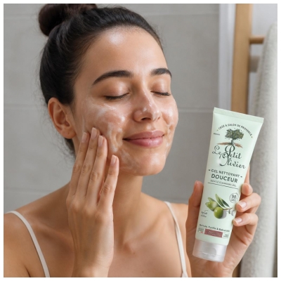 Le Petit Olivier Gel Nettoyant Douceur Visage Extrait d'Olive 150 ml