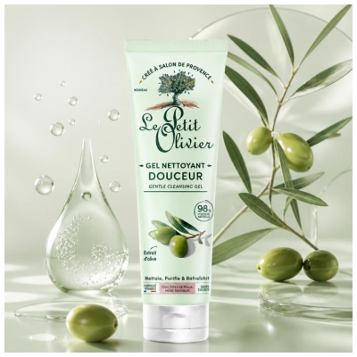 Le Petit Olivier Gel Nettoyant Douceur Visage Extrait d'Olive 150 ml