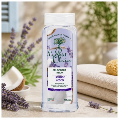 Le Petit Olivier Gel Douche Relax Coco & Lavande 400 ml