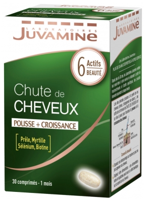 Juvamine Chute de Cheveux 30 Comprimés