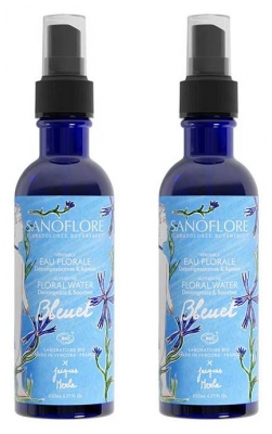 Eau Florale de Bleuet Bio Sanoflore - Lot de 2 x 200 ml