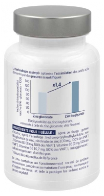 Alvityl Assimyl+ Zinc Système Immunitaire 60 Gélules
