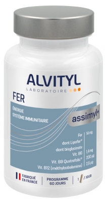 Alvityl Assimyl+ Fer Énergie et Système Immunitaire 60 Gélules