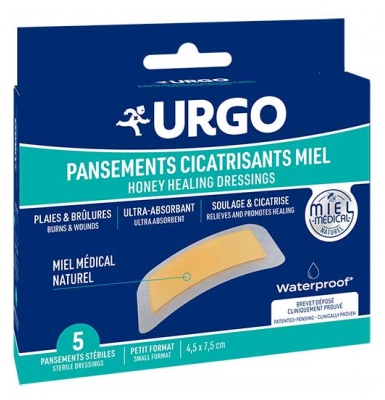 Urgo Pansements Stériles Cicatrisants Miel 5 Unités