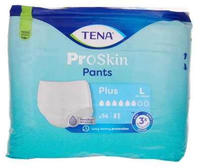 Tena Proskin Pants Plus Taille L Sous-Vêtements Absorbants 14 Unités