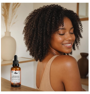 Jia Paris Serum-Huile Scellante 3en1 Cheveux Ondulés Bouclés Frisés et Crépus 50 ml
