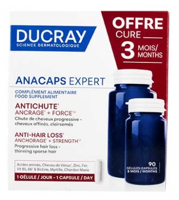 Ducray Anacaps Antichute de Cheveux Progressive 90 Gélules
