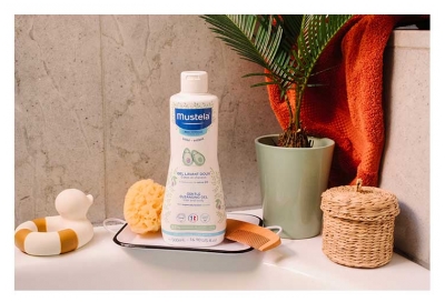 Mustela Gel Lavant Doux Bébé Corps et Cheveux Bio 500 ml