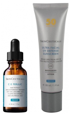 SkinCeuticals Routine Prévention Anti-Ride CE Ferulic + Ultra Facial UV Défense