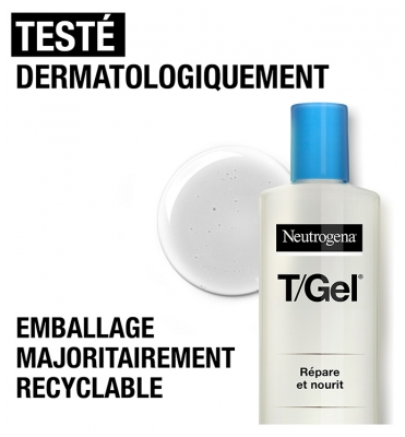 Neutrogena T/Gel Shampoing Pellicules Sèches Répare et Nourrit 250 ml