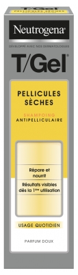Neutrogena T/Gel Shampoing Pellicules Sèches Répare et Nourrit 250 ml