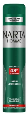 Narta Homme Déodorant Spray Fraîcheur Classique 48H 200 ml
