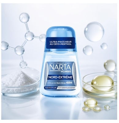 Narta Homme Anti-Transpirant Bille Nord-Extrême 72H 50 ml