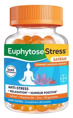 Bayer Santé Euphytose Stress Sans Dépendance 30 Gommes