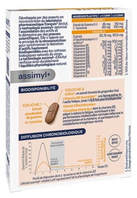 Alvityl Assimyl+ Vitalité Réduction de la Fatigue 30 Comprimés