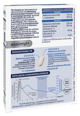 Alvityl Assimyl+ Sommeil Endormissement Rapide 30 Comprimés