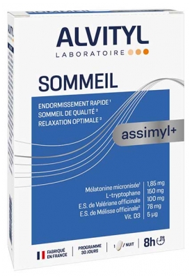 Alvityl Assimyl+ Sommeil Endormissement Rapide 30 Comprimés