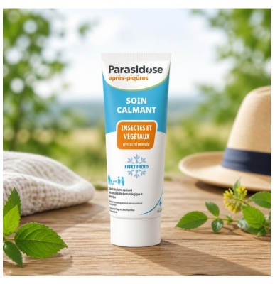 Parasidose Après-Piqûres Crème Calmante Insectes & Végétaux Effet Froid 40 ml
