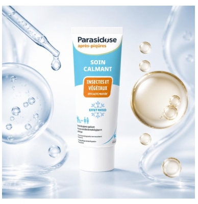 Parasidose Après-Piqûres Crème Calmante Insectes & Végétaux Effet Froid 40 ml