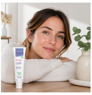 Eau Thermale Jonzac REactive Crème Légère Anti-Rougeurs Visage Bio 40 ML