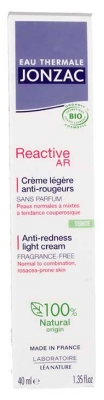 Eau Thermale Jonzac REactive Crème Légère Anti-Rougeurs Visage Bio 40 ML