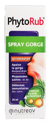 Nutreov PhytoRub Spray Gorge Action Rapide 20 ml 