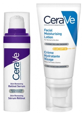 CeraVe Routine Sérum Rétinol 30 ml + Crème Hydratante 52 ml 