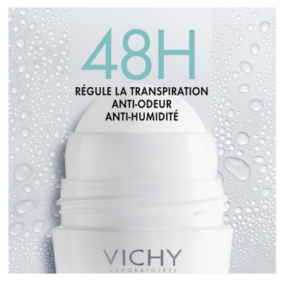 Vichy Déodorant Anti-Transpirant Sans Parfum 48H Roll-On 50 ml