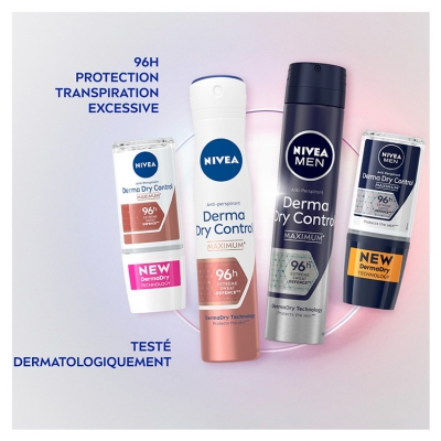 Nivea Déodorant Anti-Transpirant 96 Heures Roll-On 50 ML