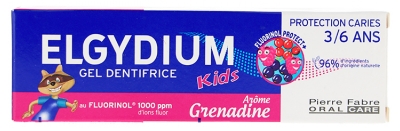 Elgydium Kids Gel Dentifrice Protection Caries de 3 à 6 Ans 50 ml 