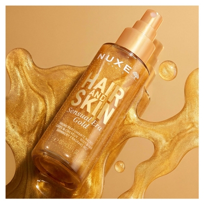 Nuxe Hair And Skin Sensual Era Brume Parfumante Nacrée pour le Corps et les Cheveux 100 ml