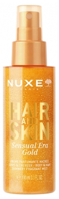 Nuxe Hair And Skin Sensual Era Brume Parfumante Nacrée pour le Corps et les Cheveux 100 ml