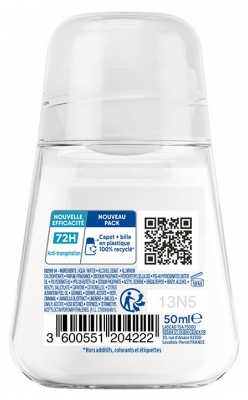 Narta Anti-Transpirant Invisible Anti-Traces Blanches et Jaunes 72H 50 ml