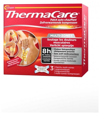 ThermaCare Patch Auto-Chauffant Multi-Zones 8H 3 Unités