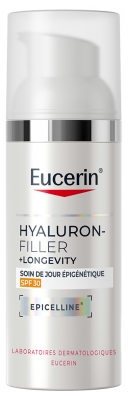 Eucerin Hyaluron-Filler + Longevity Soin de Jour Epigénétique Anti-Âge SPF30 50 ml