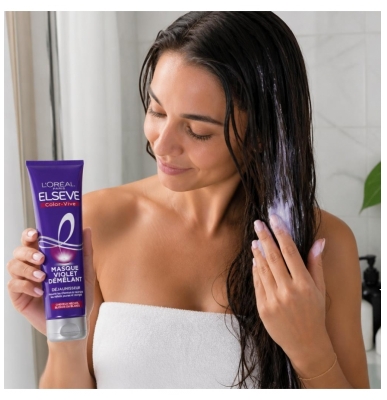 L'Oréal Paris Elseve Color Vive Démêlant Violet Déjaunisseur Cheveux Méchés, Blonds ou Blancs 150ml