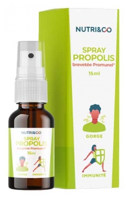 Nutri&Co Spray Propolis Gorge Immunité 15 ml