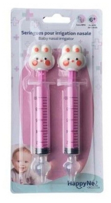 Stentil Seringues pour Lavage Nasal Modèle Animal 2 Seringues - Modèle : Lapins