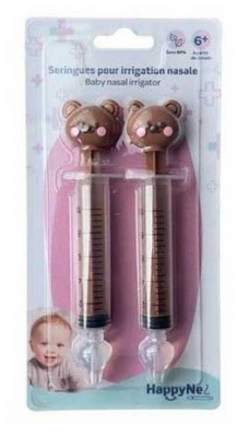 Stentil Seringues pour Lavage Nasal Modèle Animal 2 Seringues - Modèle : Ours