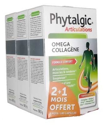 Nutreov Phytalgic Articulations Omega Collagène Lot de 3 x 60 Unités