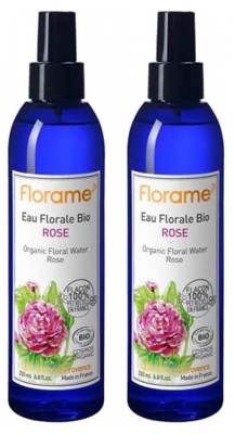 Eau Florale de Rose Bio Melvita Lot de 2 x 200 ml