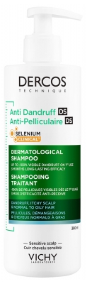 Vichy Dercos Shampoing Antipelliculaire Cheveux Normaux à Gras 390 ml