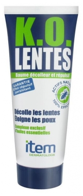 Item Dermatologie Baume KO Lentes Décolleur et Répulsif 100 ml (à consommer de préférence avant le 30/11/2026)