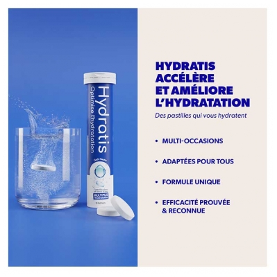 Hydratis Lot 2 Tubes de 20 Pastilles Effervescentes